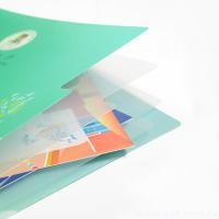 三層L型透明資料夾 / PP厚度180um 