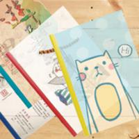 附桿透明資料夾